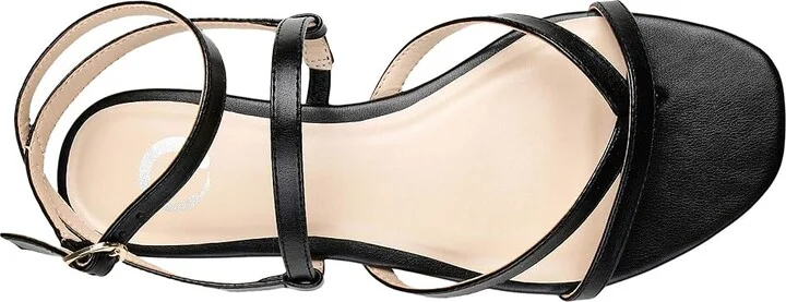 Journee Collection Serissa Sandal Women's Shoes Black : 6 M, Synthetic - Image 2