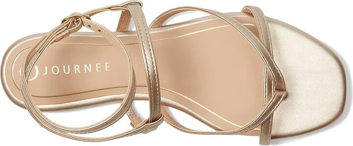 Journee Collection Serissa Sandal Women's Shoes Champagne : 7.5 M - Image 2