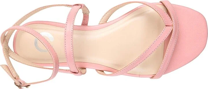 Journee Collection Serissa Sandal Women's Shoes Pink : 6 M, Synthetic - Image 2