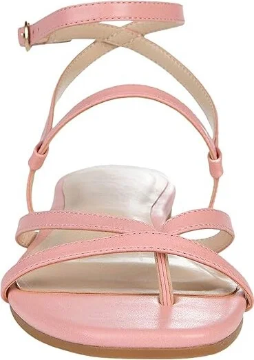 Journee Collection Serissa Sandal Women's Shoes Pink : 6 M, Synthetic - Image 5