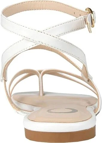 Journee Collection Serissa Sandal Women's Shoes White : 6 M, Synthetic - Image 4