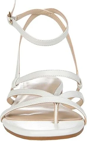 Journee Collection Serissa Sandal Women's Shoes White : 6 M, Synthetic - Image 5