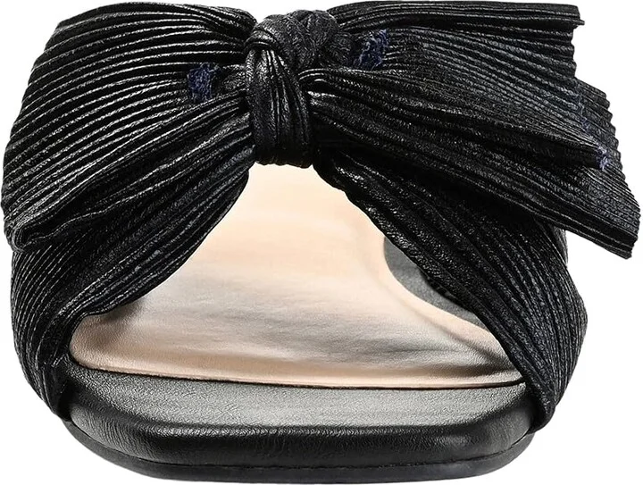 Journee Collection SERLINA Women's Sandals Black : 6.5 M, Synthetic - Image 5