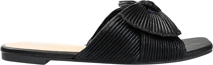 Journee Collection SERLINA Women's Sandals Black : 6.5 M, Synthetic - Image 7