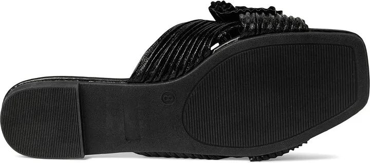 Journee Collection SERLINA Women's Sandals Black : 6 W, Synthetic - Image 3