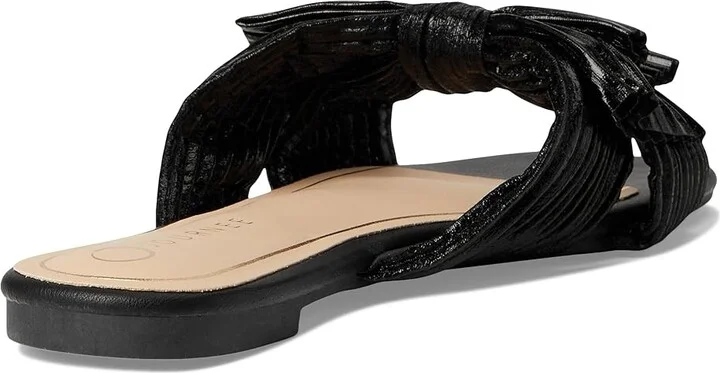 Journee Collection SERLINA Women's Sandals Black : 6 W, Synthetic - Image 4