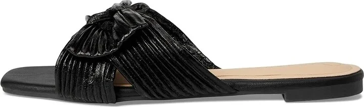 Journee Collection SERLINA Women's Sandals Black : 6 W, Synthetic - Image 6