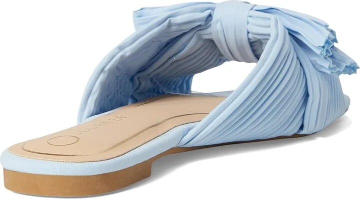 Journee Collection SERLINA Women's Sandals Light Blue : 8 M, Faux Leather - Image 4