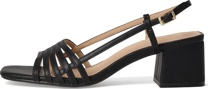 Journee Collection Shayana Women's Sandals Black : 9.5 M, Faux Leather - Image 6