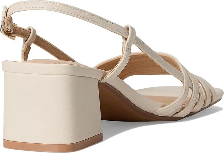 Journee Collection Shayana Women's Sandals Bone : 7 W, Faux Leather - Image 4