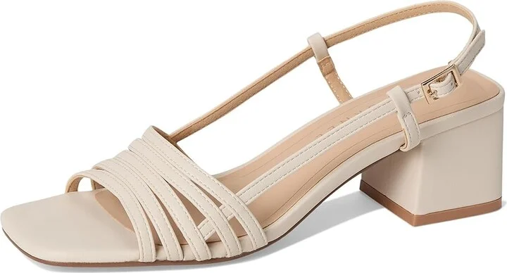 Journee Collection Shayana Women's Sandals Bone : 7 W, Faux Leather - Image 5