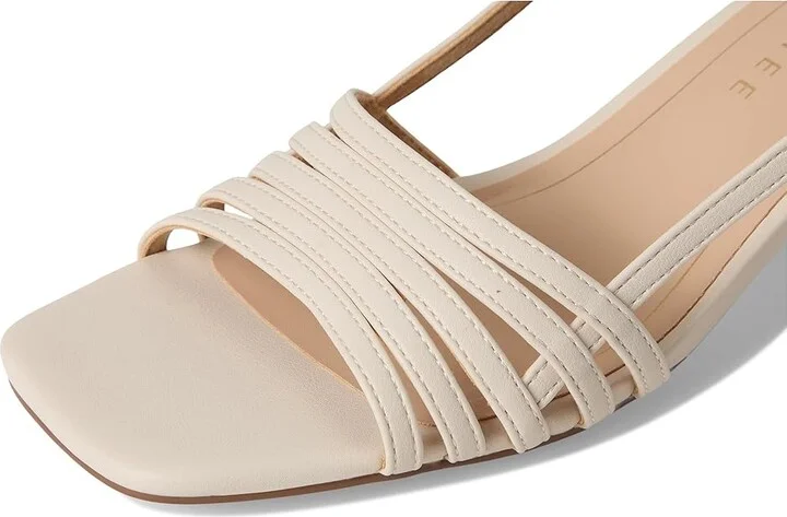 Journee Collection Shayana Women's Sandals Bone : 7 W, Faux Leather - Image 7