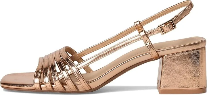 Journee Collection Shayana Women's Sandals Rose Gold : 10 M, Faux Leather - Image 6