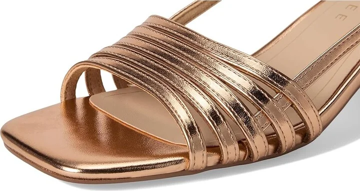 Journee Collection Shayana Women's Sandals Rose Gold : 10 M, Faux Leather - Image 7
