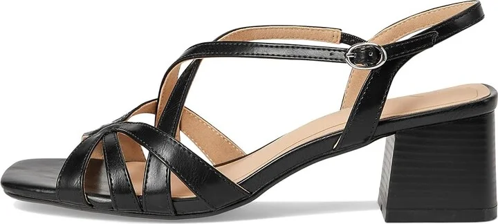 Journee Collection Shyla Women's Dress Sandals Black : 9.5 M, Faux Leather - Image 6