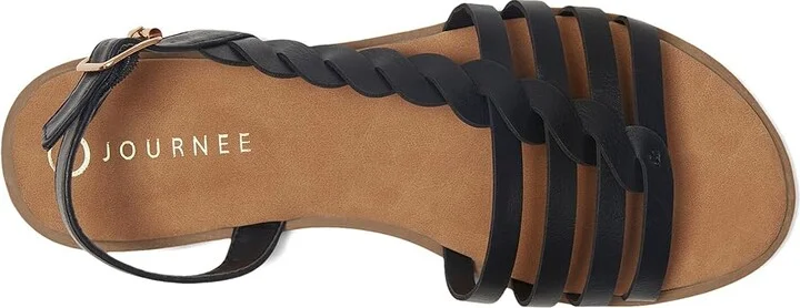 Journee Collection Solay Women's Shoes Black : 5.5 M, Synthetic - Image 2