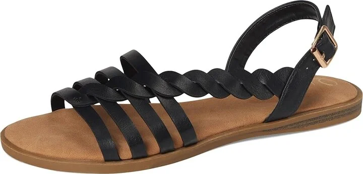 Journee Collection Solay Women's Shoes Black : 5.5 M, Synthetic - Image 5