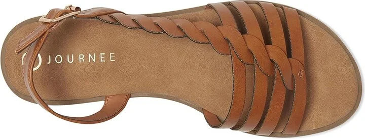 Journee Collection Solay Women's Shoes Tan : 6 M, Synthetic - Image 2