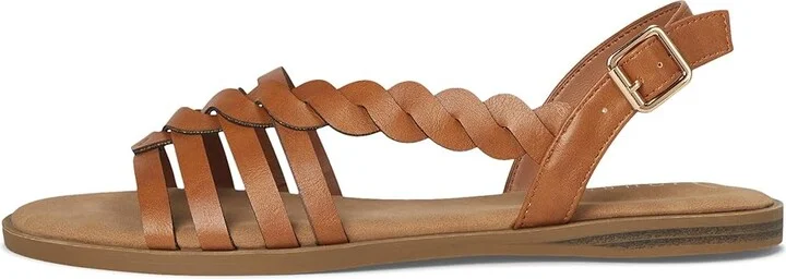 Journee Collection Solay Women's Shoes Tan : 6 M, Synthetic - Image 6
