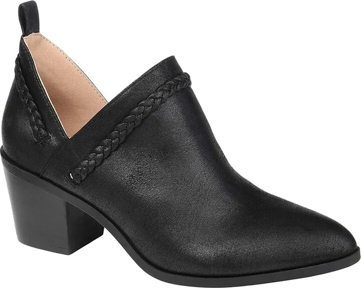 Journee Collection Sophie Bootie Women's Shoes Black : 7.5 M, Synthetic