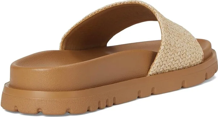 Journee Collection Starr Women's Sandals Natural : 6.5 M, Textile - Image 4