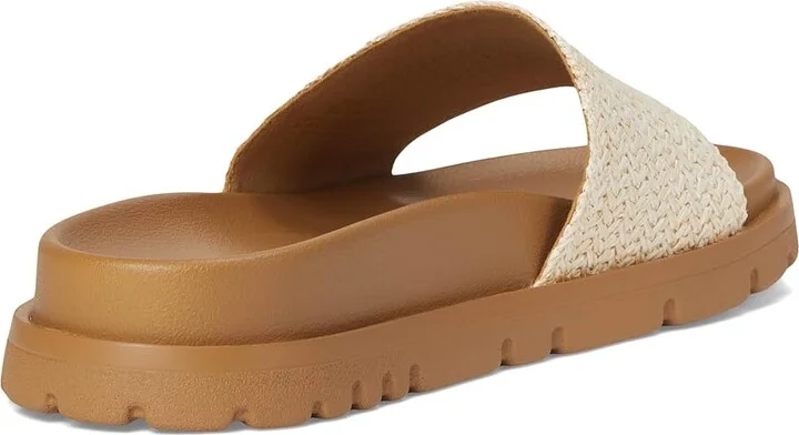 Journee Collection Starr Women's Sandals White : 8.5 M, Textile - Image 4