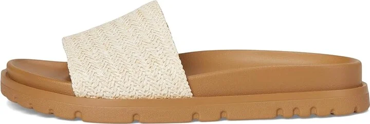 Journee Collection Starr Women's Sandals White : 8.5 M, Textile - Image 6