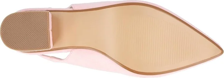 Journee Collection Sylvia Pumps High Women's Heels Pink : 11 M, Leather - Image 3