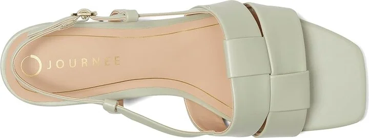 Journee Collection Tabatha Women's Sandals Sage : 6 M, Faux Leather - Image 2