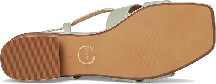 Journee Collection Tabatha Women's Sandals Sage : 6 M, Faux Leather - Image 3