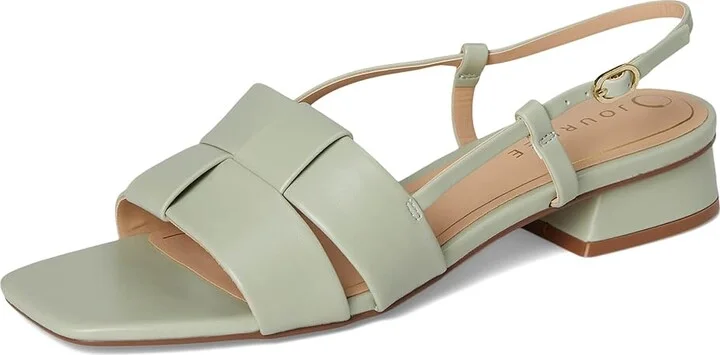 Journee Collection Tabatha Women's Sandals Sage : 6 M, Faux Leather - Image 5