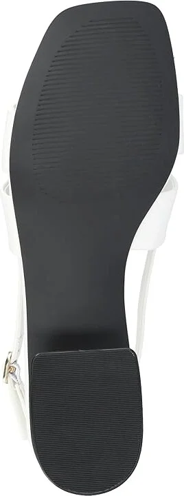 Journee Collection Tabatha Women's Sandals White : 10 M, Faux Leather - Image 3
