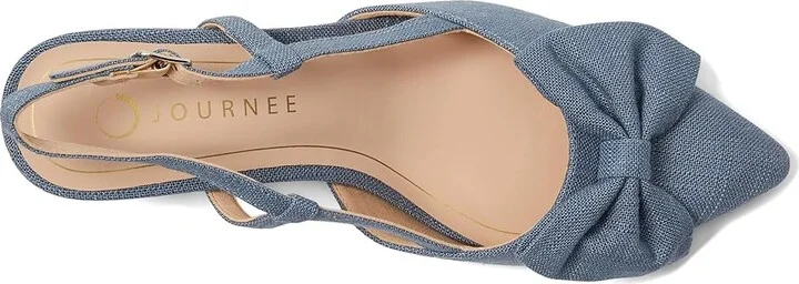 Journee Collection Tailynn Women's Shoes Denim : 9.5 W - Image 2