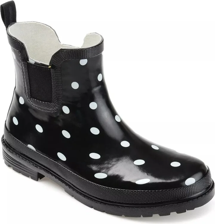 Black/White Polka Dot Print