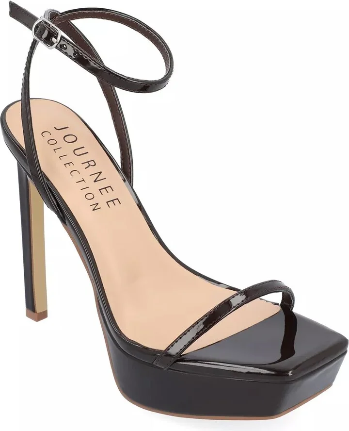 Journee Collection Telilah Platform Sandal