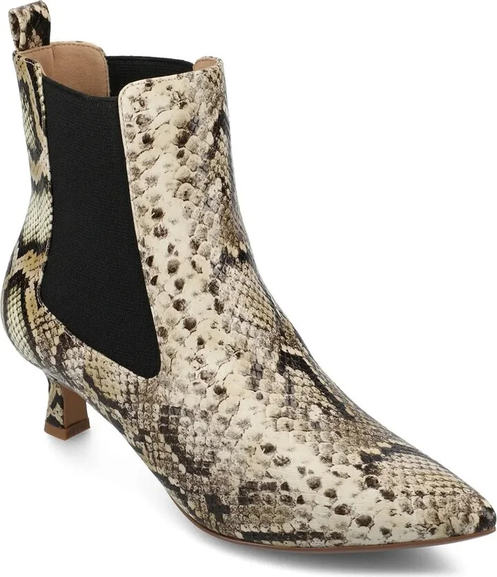 Brown/Black Snake Print