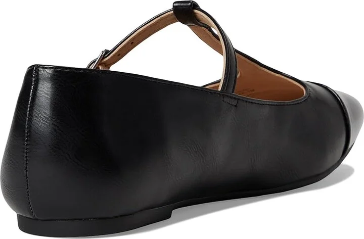 Journee Collection Theah Women's Flat Shoes Black : 7.5 M, Synthetic - Image 4