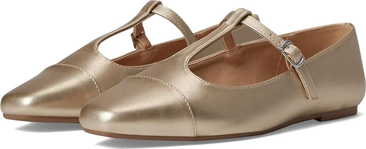 Journee Collection Theah Women's Flat Shoes Champagne : 7 M, Synthetic