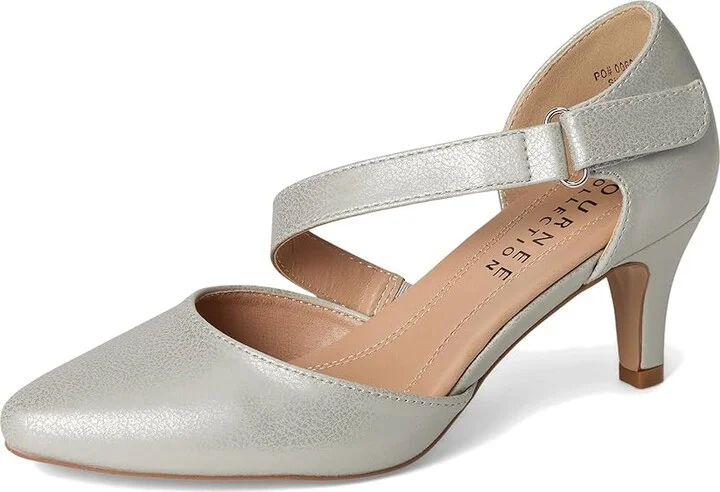 Journee Collection Tillis Women's Shoes Silver : 9.5 M, Leather - Image 5