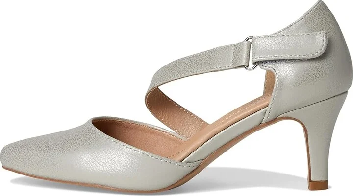 Journee Collection Tillis Women's Shoes Silver : 9.5 M, Leather - Image 6