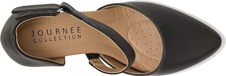 Journee Collection Tillis Women's Shoes Taupe : 8.5 W, Leather - Image 2