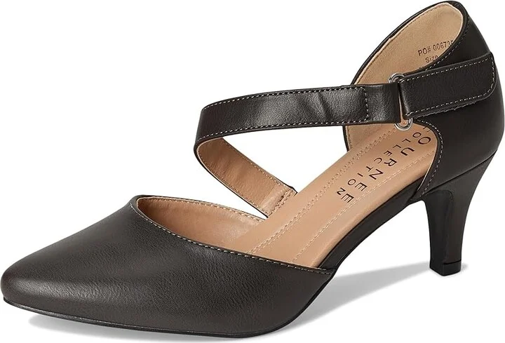 Journee Collection Tillis Women's Shoes Taupe : 8.5 W, Leather - Image 5
