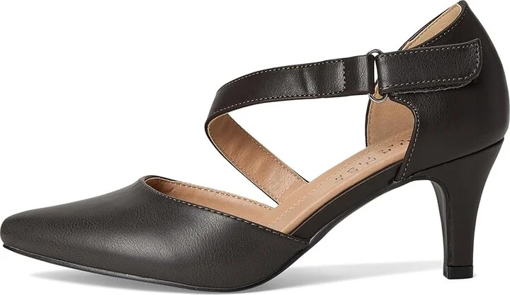 Journee Collection Tillis Women's Shoes Taupe : 8.5 W, Leather - Image 6