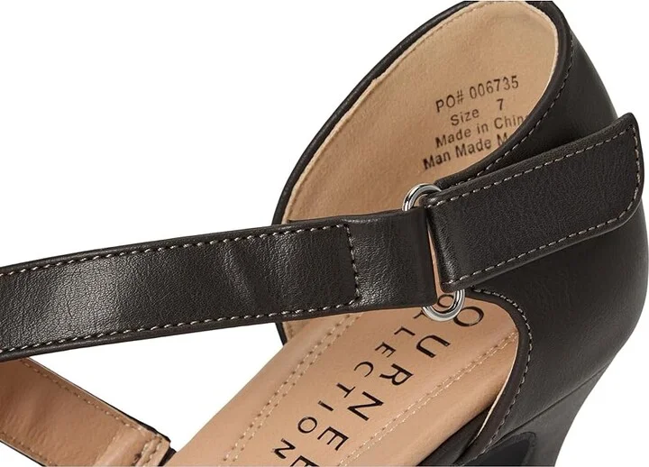 Journee Collection Tillis Women's Shoes Taupe : 8.5 W, Leather - Image 7