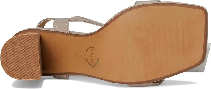 Journee Collection Tivona Women's Sandals Taupe : 12 M, Synthetic - Image 3