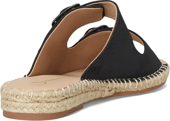 Journee Collection Tresah Women's Dress Sandals Black : 8 M, Faux Leather - Image 4
