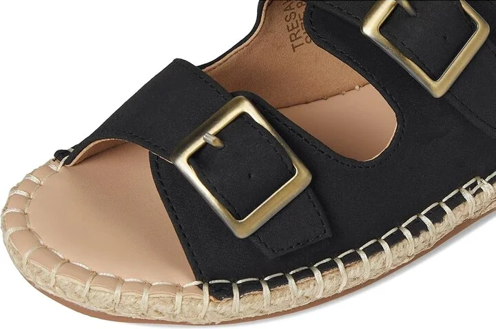 Journee Collection Tresah Women's Dress Sandals Black : 8 M, Faux Leather - Image 7