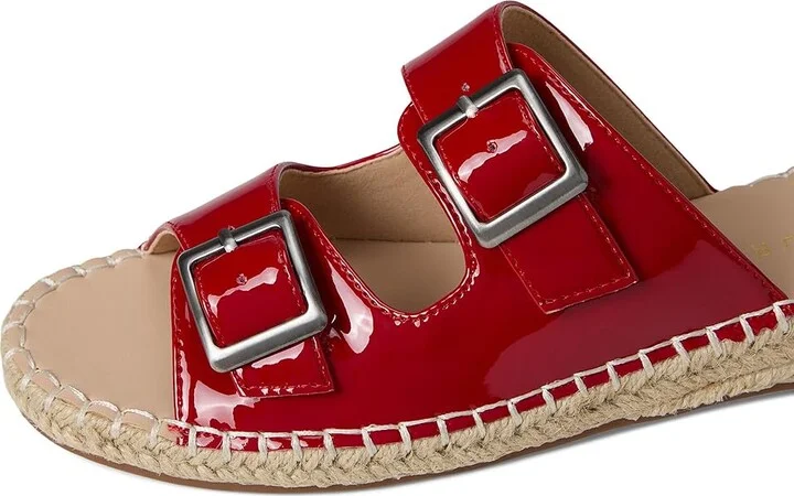 Journee Collection Tresah Women's Dress Sandals Patent/Red : 12 M, Faux Leather - Image 7