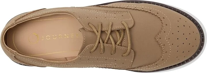 Journee Collection Tru Comfort Foam Claudiya Oxford Women's Shoes Taupe : 9.5 W - Image 2