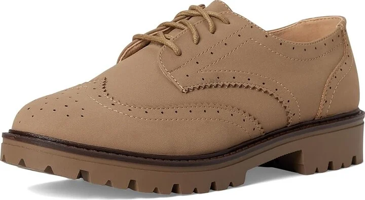 Journee Collection Tru Comfort Foam Claudiya Oxford Women's Shoes Taupe : 9.5 W - Image 5